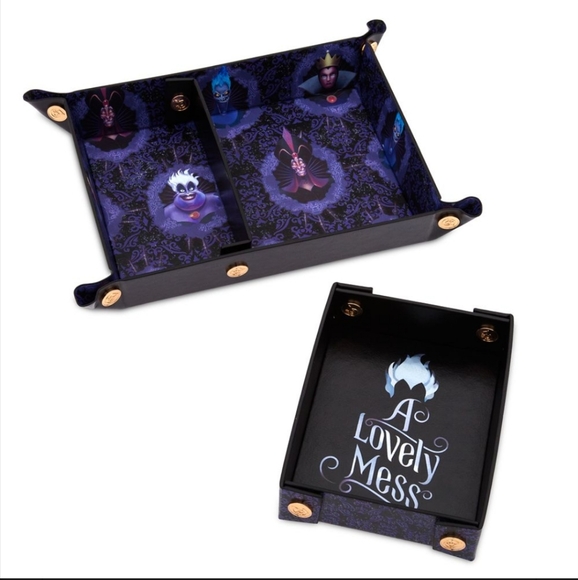 Disney Trinket Tray - Villains - Ursula Jafar Hades Evil Queen - Picture 1 of 10